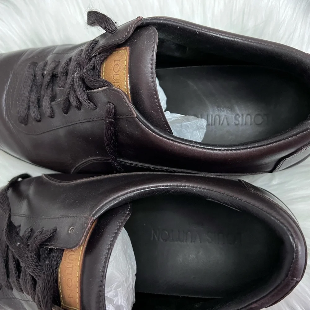 Louise Vuitton leather shoes brown size 8 - Picture 3 of 7